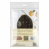 Wonderland Crafts Easter Egg FLW-108 Counted Cross Stitch Kit, Folk Floral Hanging Ornament DIY
