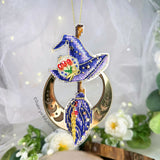 Witch's Embroidery Arsenal Cross Stitch Kit 1139, Beaded Magic Hat Design with Plastic Canvas