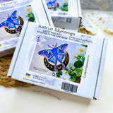 Cross Stitch kit Whisper of the Universe , threads, beads and decorative crystals.