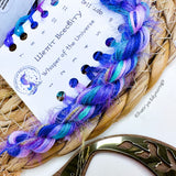 Cross Stitch kit Whisper of the Universe , threads, beads and decorative crystals.