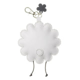Wonderland Crafts FLBB-197 Cute Sheep Bag Charm, Bead Embroidery Kit on Faux Leather