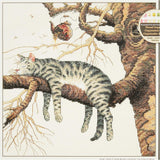 Dimensions Charles Wysocki Too Pooped 35087, Counted Cross Stitch Kit, 14 Count Ivory Aida