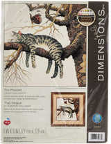 Dimensions Charles Wysocki Too Pooped 35087, Counted Cross Stitch Kit, 14 Count Ivory Aida