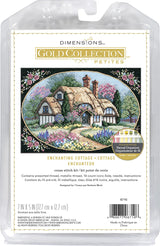 Dimensions Gold Collection Petites Enchanting Cottage 6710, Counted Cross Stitch Kit