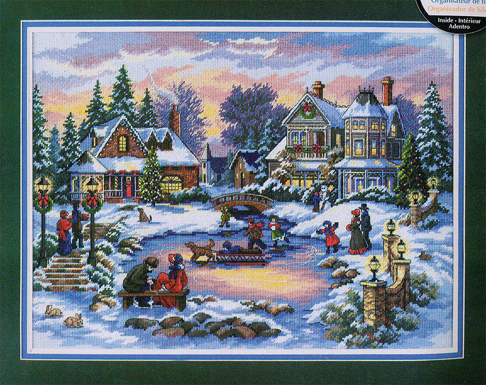 Dimensions Gold Collection A Treasured Time 8569, Counted Cross Stitch Kit, 16 Count Grey Aida