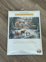 Dimensions Gold Collection Coming Home for the Holidays 8733, Counted Cross Stitch Kit, 16 Count Grey Aida