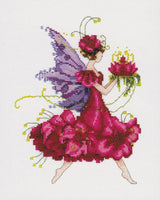 Geranium Nora Corbett cross stitch pattern only, Mirabilia Designs NC198