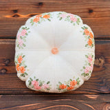 Pumpkin Powder Heart Counted Cross Stitch Biscornu Sampler Tela Artis X-341