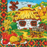 Counted Cross Stitch Kit, Harvest Time (Hut), 01301