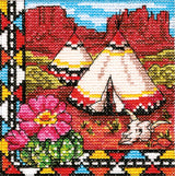 Counted Cross Stitch Kit, North American Prairies, 01279