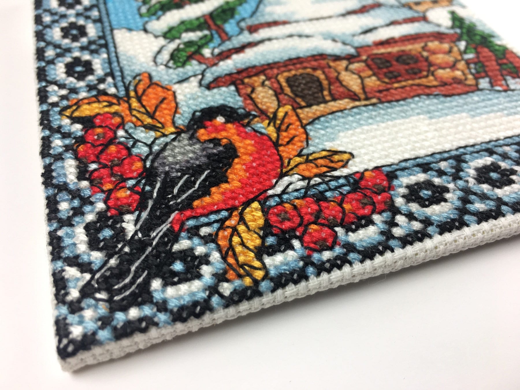 Counted Cross Stitch Kit, Winter Ukraine (Hut), 01295