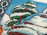 Counted Cross Stitch Kit, Winter Ukraine (Hut), 01295