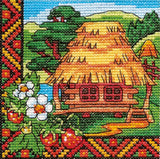 Counted Cross Stitch Kit, Volhynia Strawberries (Hut), 01297