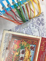 Counted Cross Stitch Kit, Harvest Time (Hut), 01301