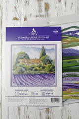 Counted Cross Stitch Kit, Lavender Waves, Aida 14ct, 05209