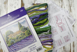 Counted Cross Stitch Kit, Lavender Waves, Aida 14ct, 05209