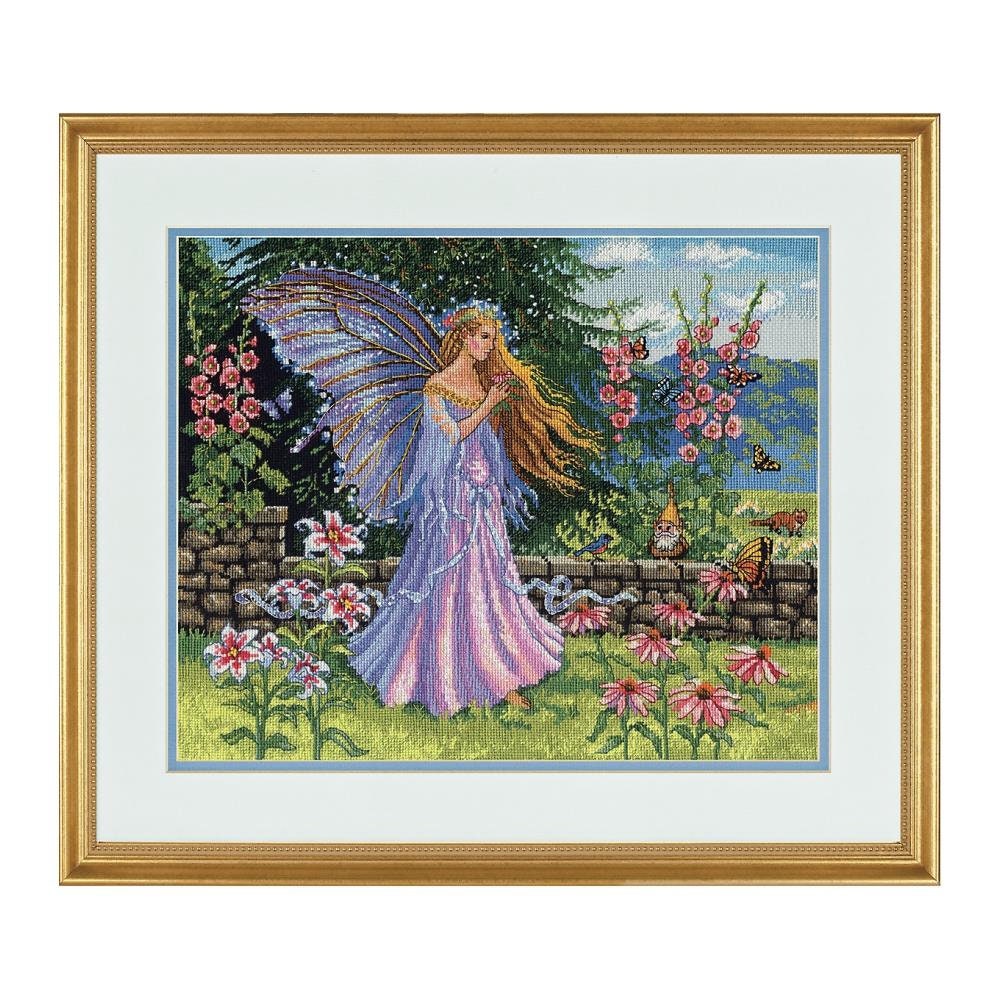 DIMENSIONS  Gold Collection Counted Cross Stitch Kit , Summer Fairy, 70-35410