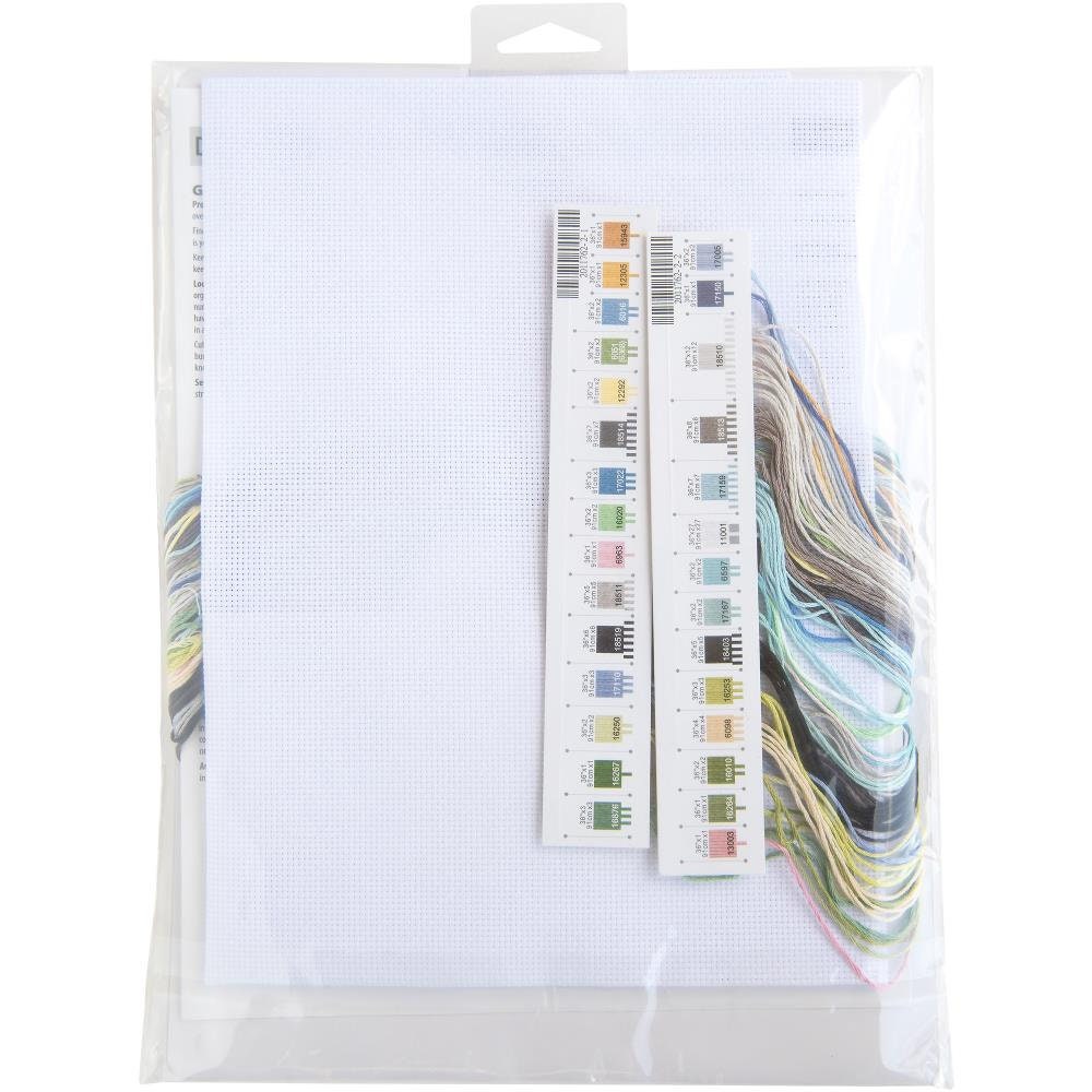 Dimensions Counted Cross Stitch Kit - Floral Crown Cat 16 Count, 70-35433 NEW