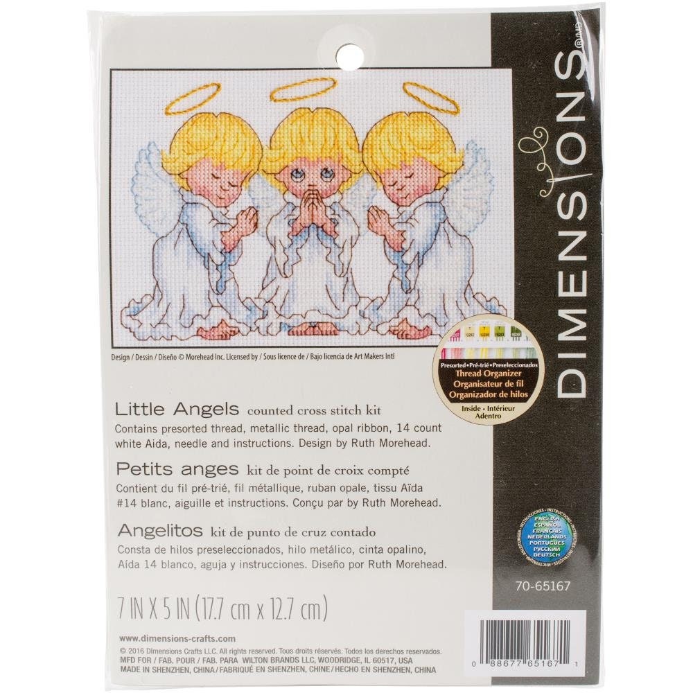 Counted Cross Stitch Kit DIMENSIONS, Little Angels, 70-65167