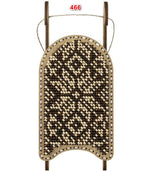 Beaded Sled Stitch Kit: Plywood Embroidery Craft (6x10cm)