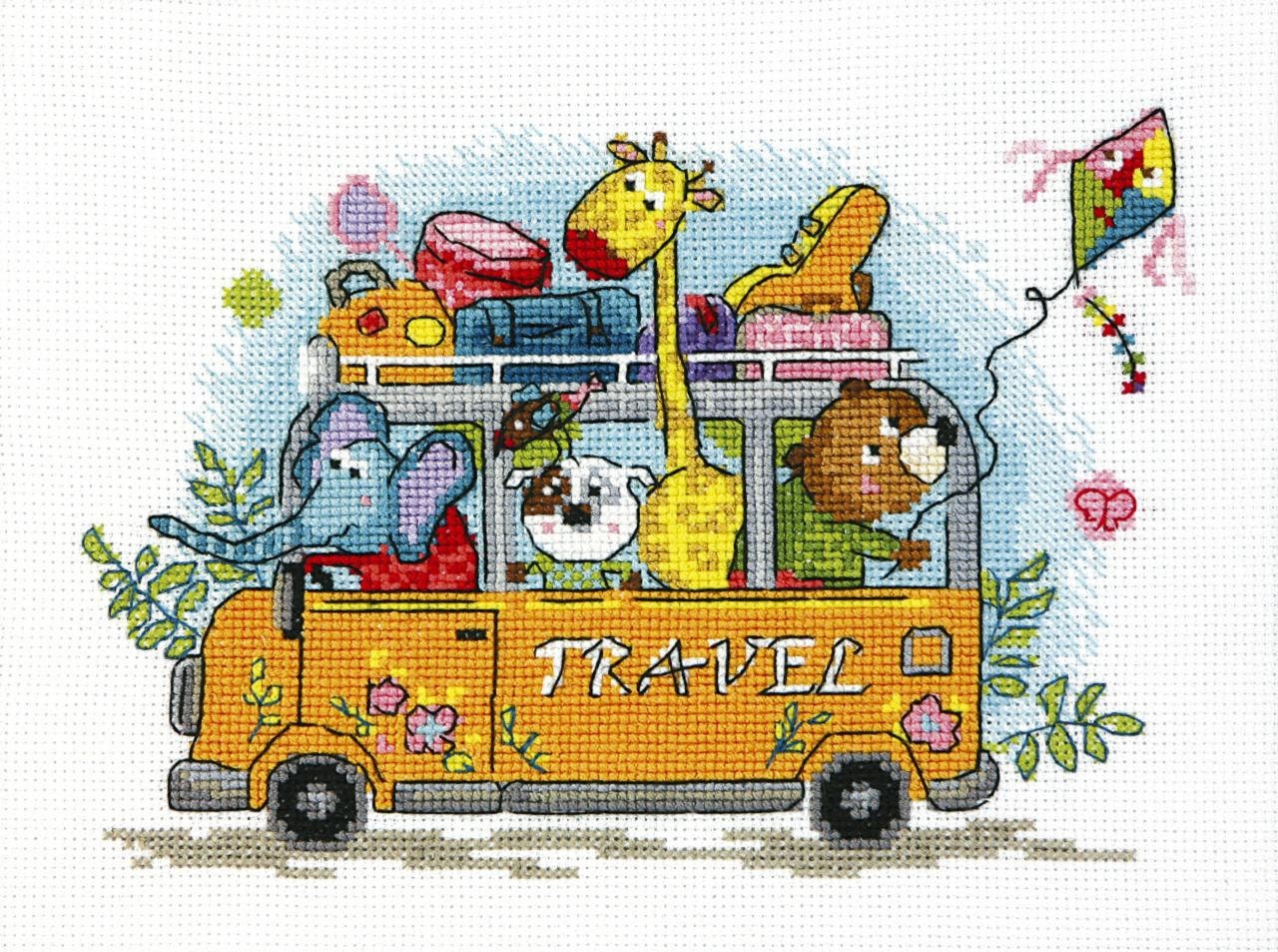 Counted Cross Stitch Kit Momentos Magicos, Have a nice trip, M-456