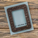 Dark Brown Plywood Embroidery Hoop with Magnetic Holders ( 2.55x3.54 IN)