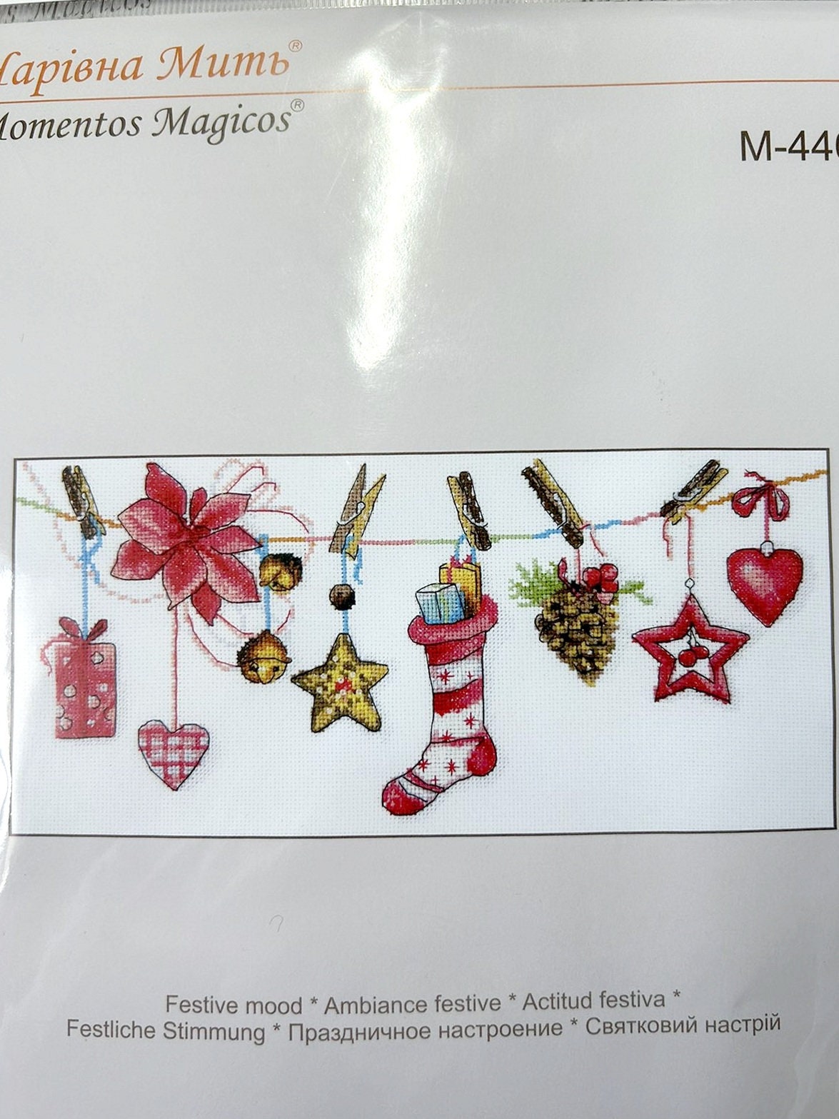 Counted Cross Stitch Kit Momentos Magicos, Holiday mood, M-446