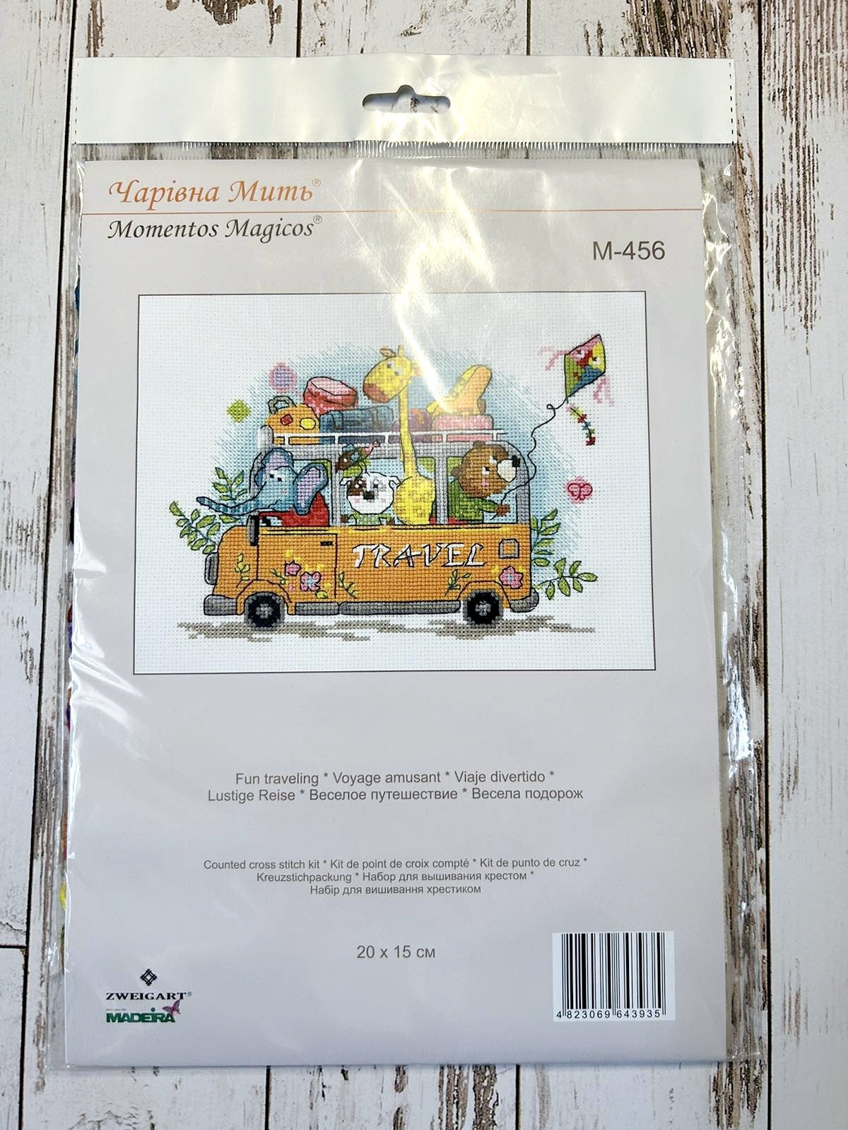 Counted Cross Stitch Kit Momentos Magicos, Have a nice trip, M-456