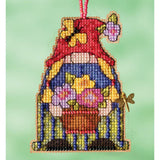 Bead embroidery  Kit Garden Girl Gnome, Mill Hill MH16-2213 ( Perforated paper 14ct)