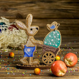 Bead Embroidery Kit: Easter Bunny Decoration (DIY)