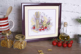 Cross-Stitch Kit, Still life with pasta Iris Design 05217