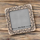 Magnetic Plywood Embroidery Hoop: Cross Stitch Frame (5.5"x5.5")