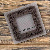 Plywood Embroidery Hoop with Magnetic Holders, for Cross Stitch 2.3x2.3 IN