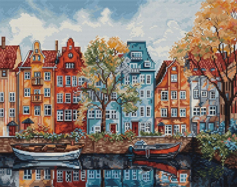 Counted Cross Stitch Kit Luca-S - Copenhagen, BU5046
