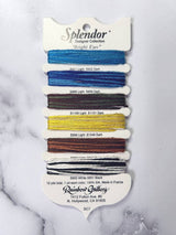Threads kit Splendor Bright Eyes, 100% Silk, each color 2yd., SC-07 ( 1 Item)