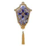 Decorative lantern for Christmas tree, Bead Embroidery Kit Red, PL-070. Fast DIY Kit