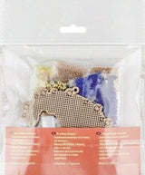 Bead Embroidery Kit on Wood, Moon Grey, LK-454 ( beads , thread, needle, plywood base included)