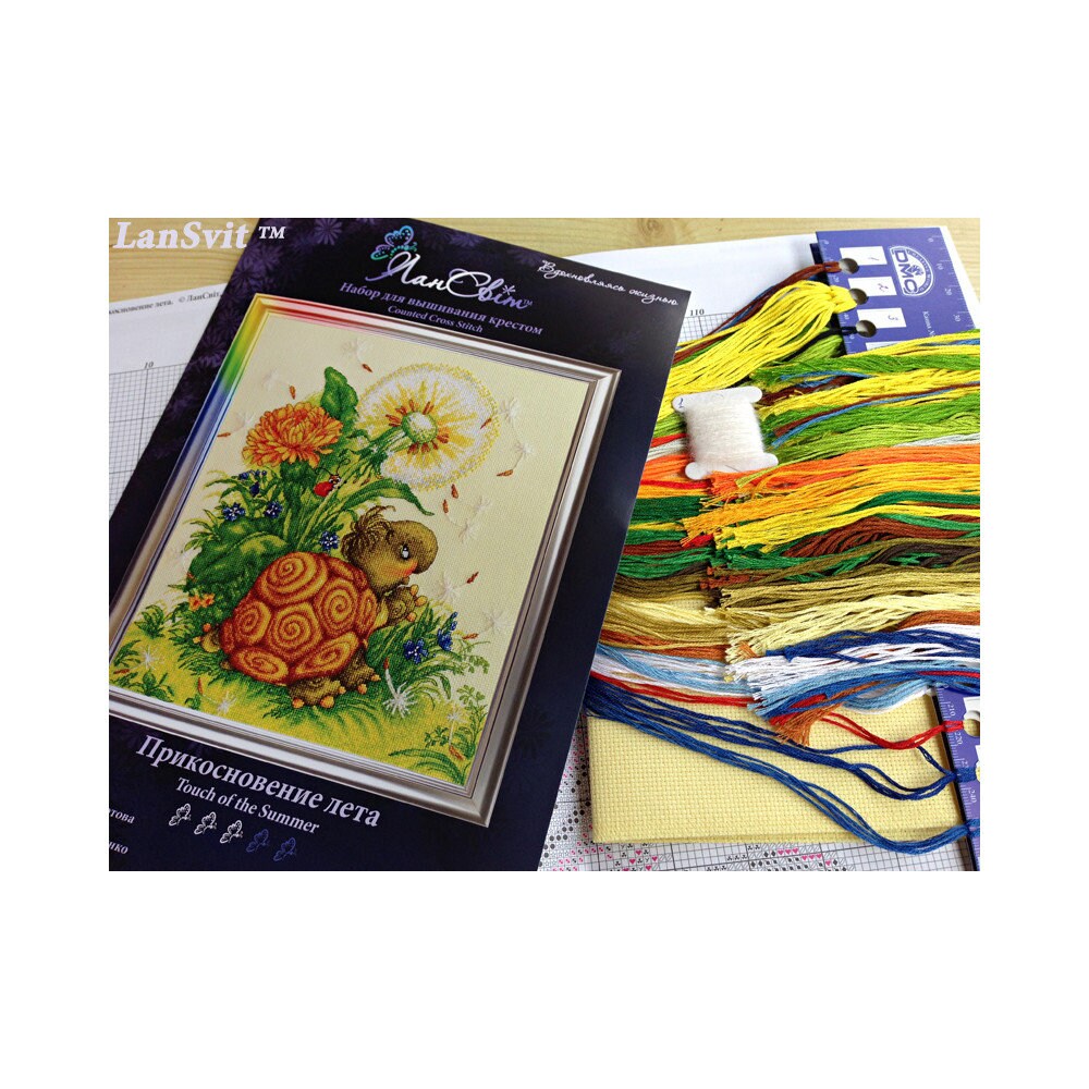 Counted Cross Stitch Kit Touch of the Summer, LanSvit D-014