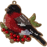Bead Embroidery Kit Bird, LK-324. Fast DIY Kit ( beads , thread, needle, plywood base included)