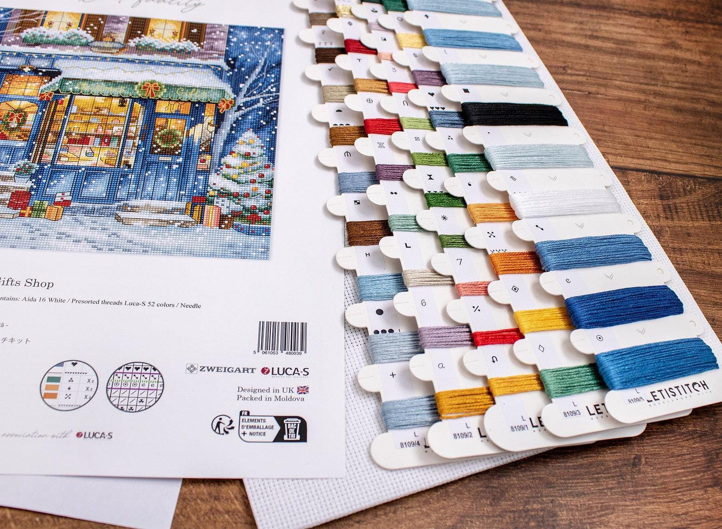 Counted Cross Stitch Kit Christmas Gifts Shop, Letistitch L8109