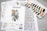Dream Catcher DIY Counted Cross Stitch Kit,  LETISTITCH (Moon Dreams)