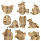 20 Halloween Plywood bases for Beading embroidery kit ( 20 pcs), SW-010