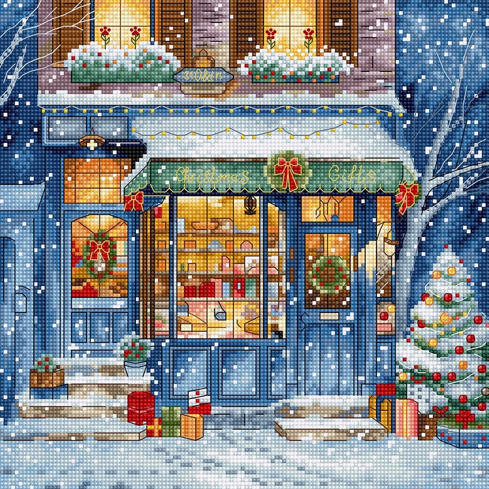Counted Cross Stitch Kit Christmas Gifts Shop, Letistitch L8109