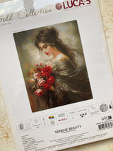 Counted Cross Stitch Kit Luca-S GOLD Collection, Beauty, B703, DIY Kit