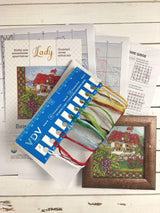 Counted Cross Stitch Kit, Besarabia Grapes (Hut), 01296