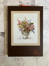 Counted Cross Stitch Kit Lanarte - Bouquet of flowers in bucket, PN-0158325, Belgium