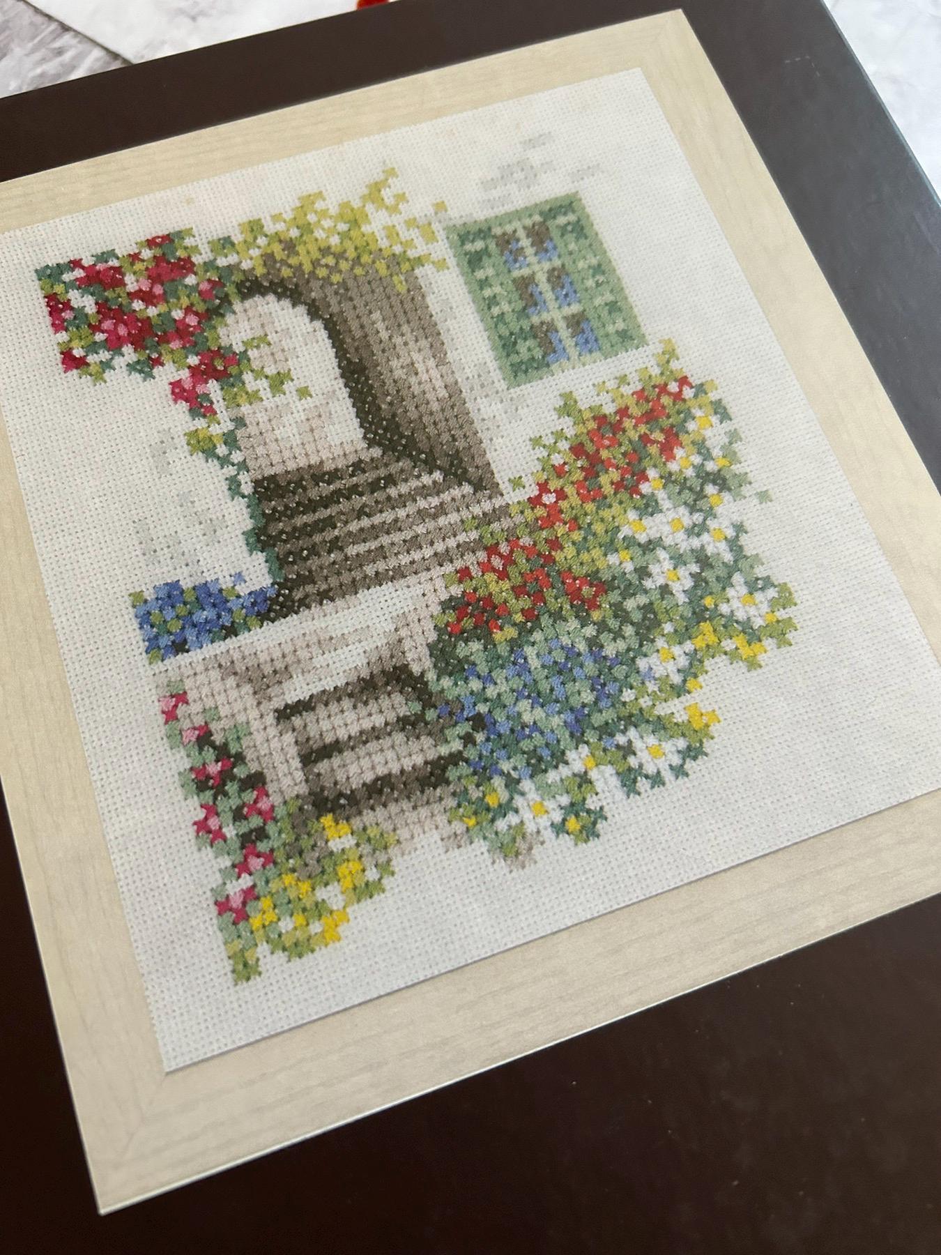 Counted Cross Stitch Kit Lanarte - Alley with flowers, PN-0162521