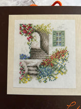 Counted Cross Stitch Kit Lanarte - Alley with flowers, PN-0162521