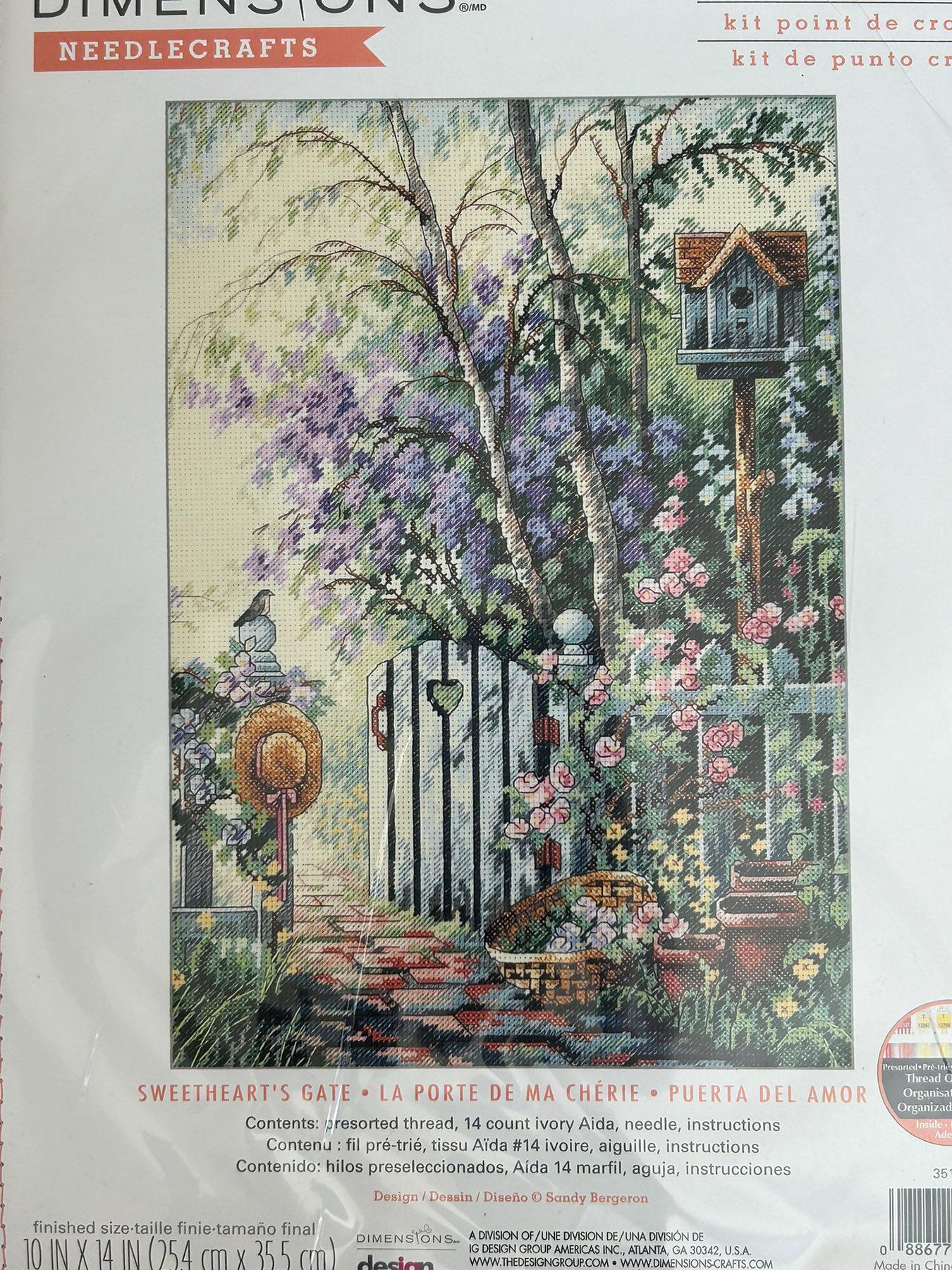 Dimensions Counted Cross Stitch Kit Sweetheart's Gate 35144