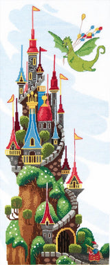 Counted Cross Stitch Kit , Fairytale Castle, VT-247